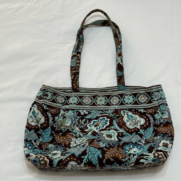 Vera Bradley Java Blue Tote Bag - Picture 2 of 8